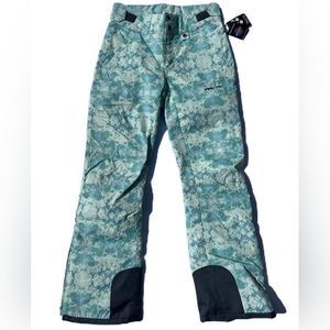 NWT Artix Camouflage Regular Fit Ski Pants Very pretty greens Size S